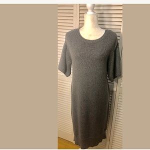 Vince gray wool blend tunic dress SZ L